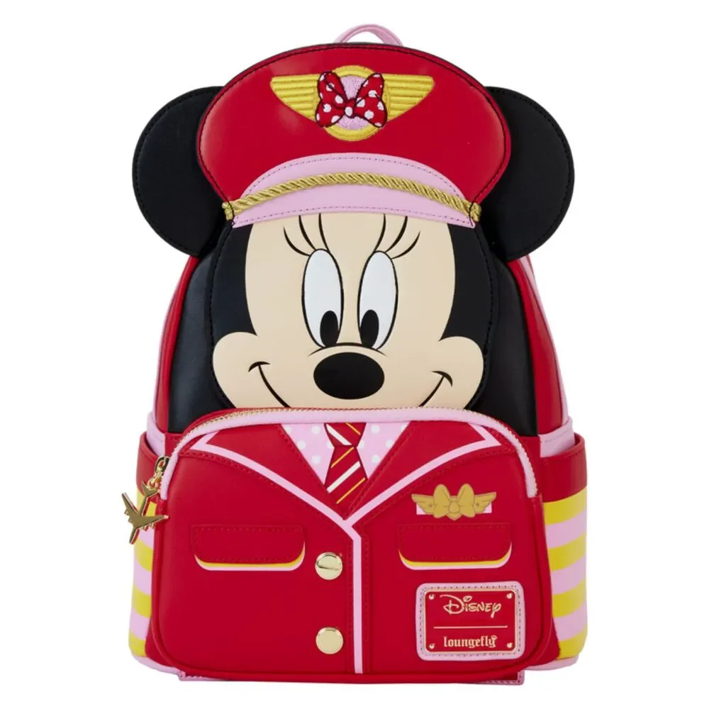 Loungefly Disney C2E2 Minnie Mouse Pilot Cosplay Mini Backpack